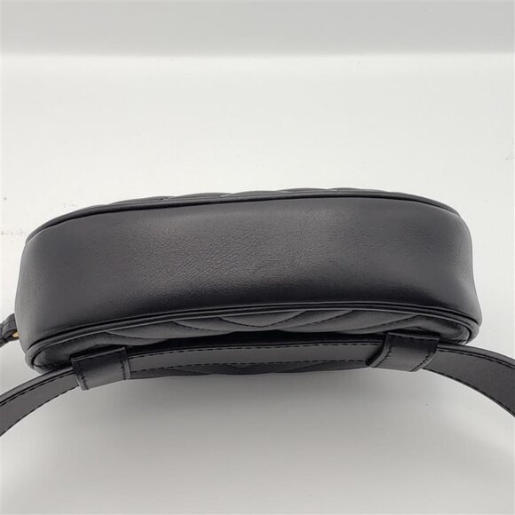 Authentic Gucci GG Marmont Matelassé Belt Bag – Black Leather LC400-030226 - Picture 10 of 16